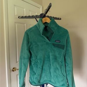 Patagonia Teal Women's Snap-Front Fleece Jacket